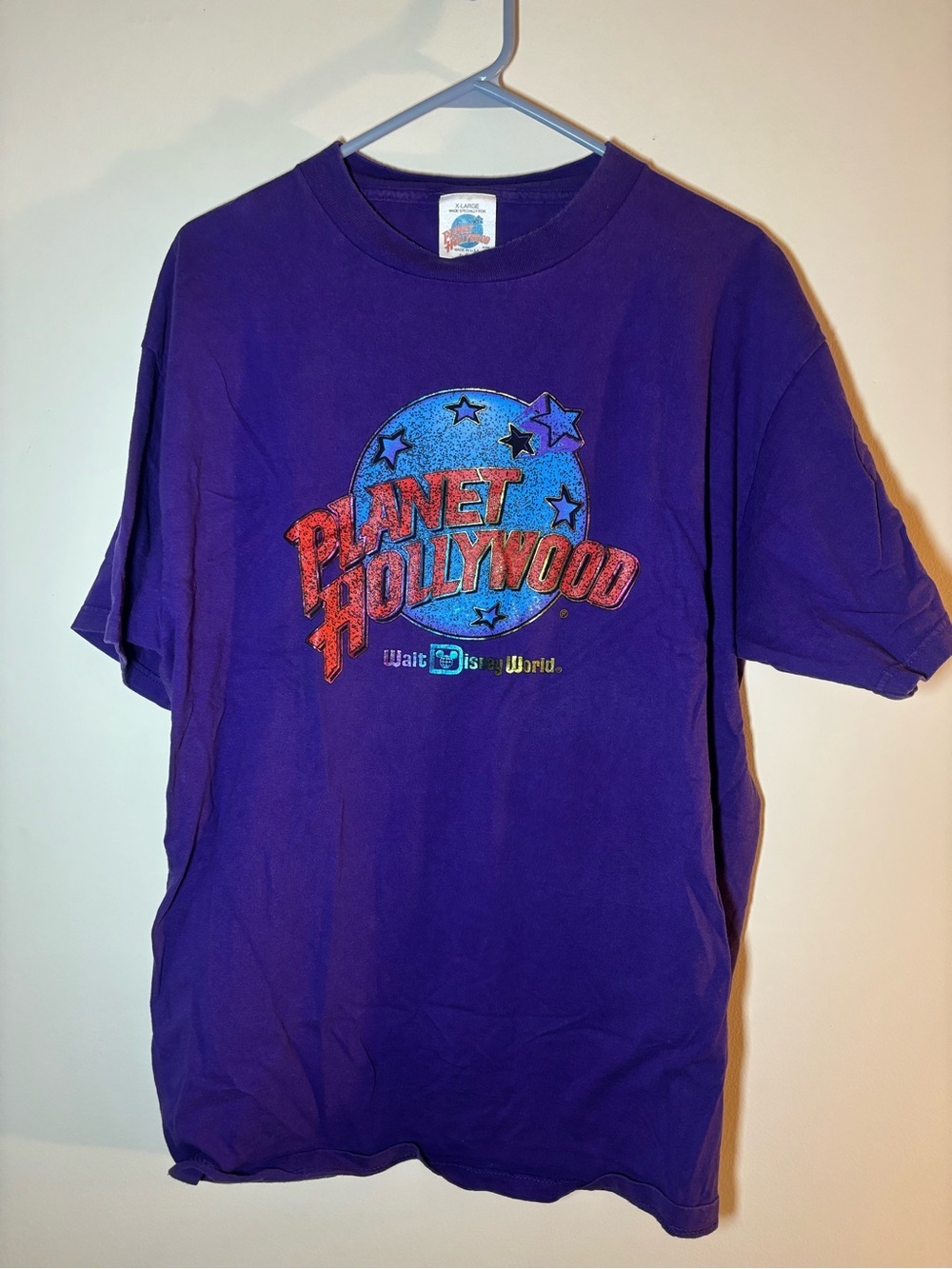 Planet Hollywood Disney World Purple Graphic Tee